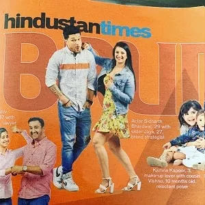jaya and her brother siddharth bhardwaj featured in HT Brunch