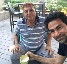 mohammad kaif with his father mohammad tarif