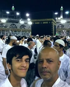 naved jafri with nephew turaab abbas jaaferi
