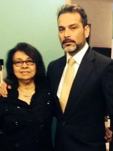 nicolo morea with mother edna morea