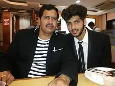 sachin mann with father rambir singh mann