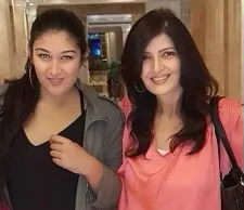 sonu walia with niece myra lokhande