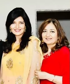 sonu walia with sister monu walia lokhande