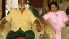 usha deol with husband ajit singh deol