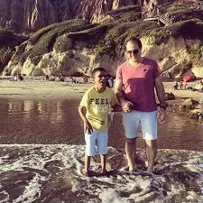 vikrant makijany with brother-in-law emmanuel pappas