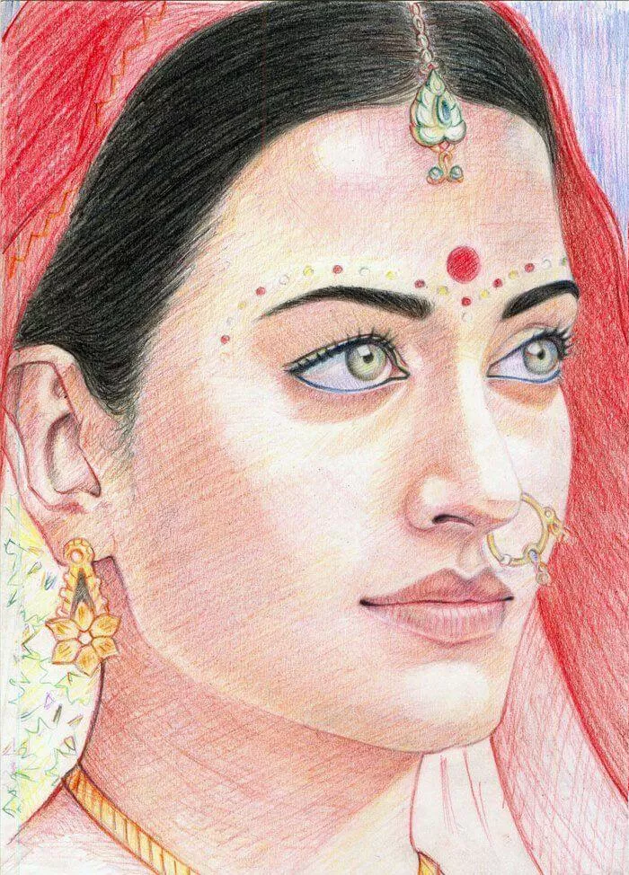 Bollywood Actresses Drawings for Sale  Fine Art America