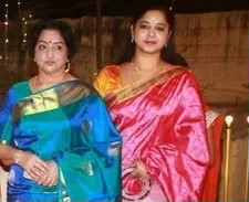aishwarya bhaskaran with mother lakshmi