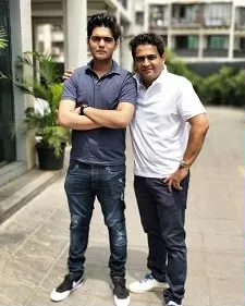 ali haji with father murtuza haji