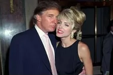 donald trump with ex-wife marla maples