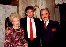 donald trump with his father fred trump and mother mary anne trump