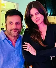 fardeen khan with cousin simone khan arora