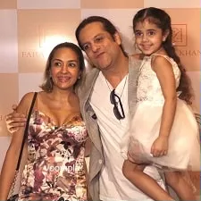 fardeen with wife natasha madhvani and daughter diani isabella khan