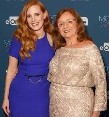 jessica chastain with her grandmother marilyn herst