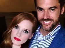 jessica chastain with husband gian luca passi de preposulo