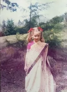 kalki koechlin childhood picture