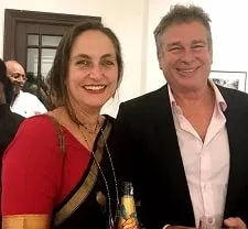 karan kapoor with sister sanjana kapoor
