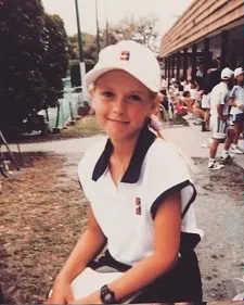 maria sharapova childhood picture