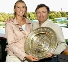 maria sharapova with her father yuri sharapova