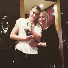 maria sharapova with her mother yelena sharapova