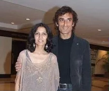 rahul dev with wife rina dev