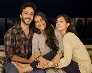sheena sippy with son zahan kapoor and daughter shaira kapoor