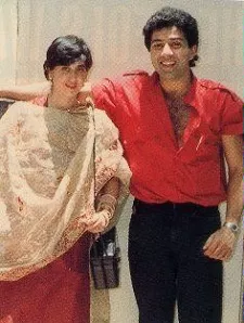sunny deol with wife pooja deol