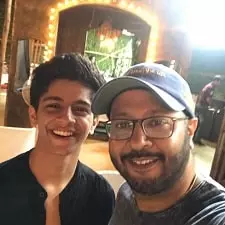 amandeep nandra with son jaijeet singh