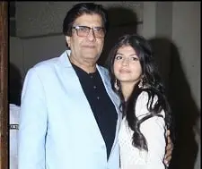 anjini dhawan with grandfather anil dhawan