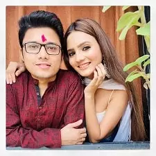 ashna kishore with twin brother abhishek kishore