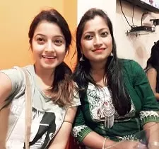 deeplina deka with sister namrata deka