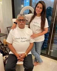 dipika kakar with her father