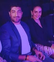 esha deol with brother-in-law vaibhav vohra