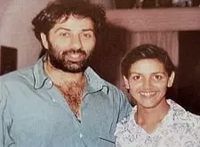 esha deol with brother sunny deol