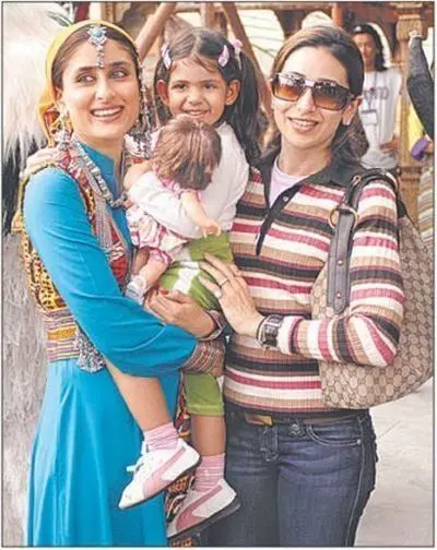 kareena with her niece samaira and sister karishma
