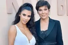 kim kardashian with mother kris jenner