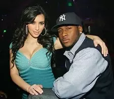 kim kardashian with reggie bush