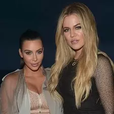 kim kardashian with sister khloe kardashian