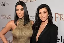kim kardashian with sister kourtney