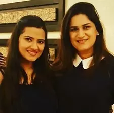 kratika sengar with sister-in-law nitika dheer