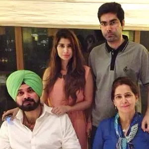 navjot sidhu family picture