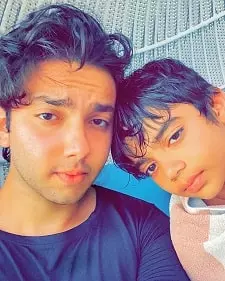 nirvan khan with brother yohan khan