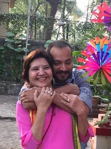 poonam bharti with son sharrom