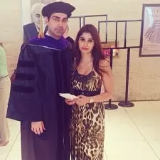 rabia sidhu with brother karan sidhu