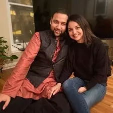 reetika sharma with brother vaibhav sharma