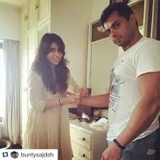 ritika sajdeh with cousin bunty sajdeh