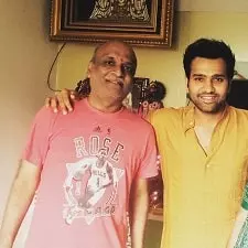 rohit sharma with father gurunath sharma
