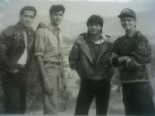salman, hrithik and shahrukh during a film shooting