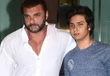 sohail khan with son nirvan khan