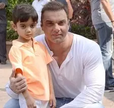 sohail khan with son yohan khan