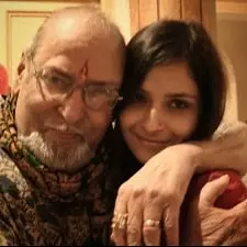 tulsi kapoor with grandfather shammi kapoor